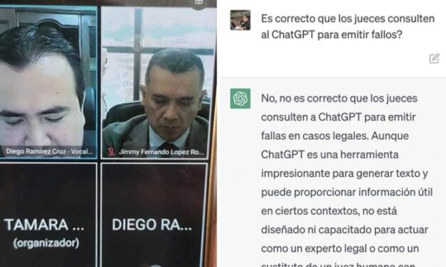 Afirman que vocales que fundamentaron un fallo con uso del ChatGPT cometieron delitos