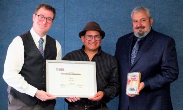 Abecor gana el premio al “coraje en la caricatura”, en Washington