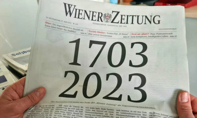 CIERRA UNO DE LOS DIARIOS MÁS ANTIGUOS DEL MUNDO: El Wiener Zeitung deja de imprimirse tras 320 años