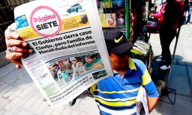 Página Siete dejó una deuda de Bs 120.000 con los canillitas